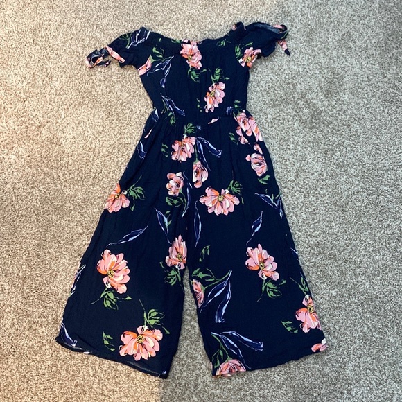 Rue21 Pants & Jumpsuits Rue2 Off The Shoulder Floral Jumpsuit With